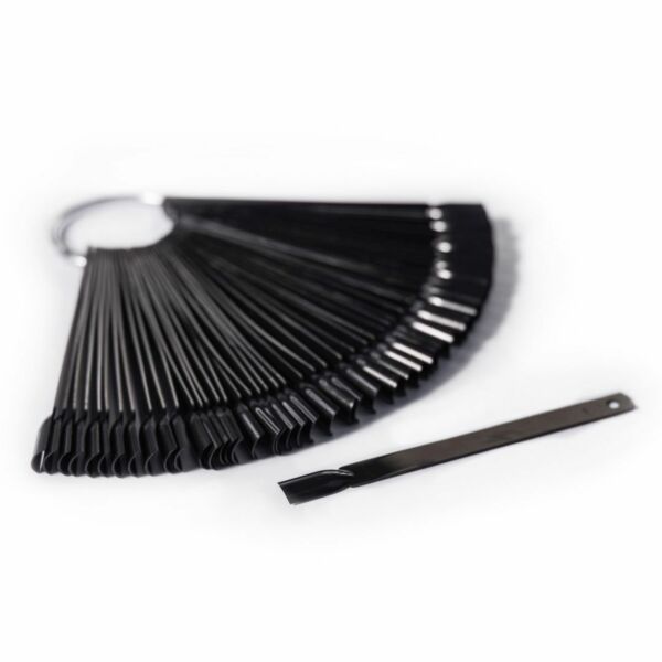 Chart with black tipses plus one metal round, 50pcs