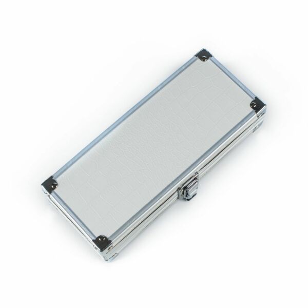 Metal pencil case - white