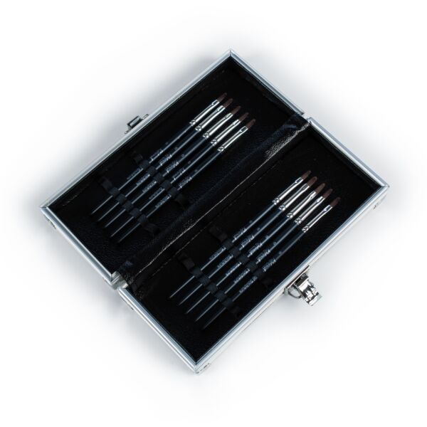 Metal pencil case - white