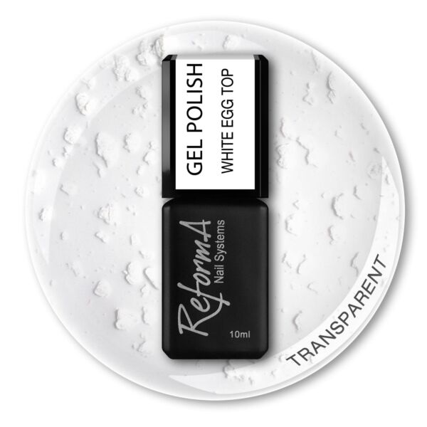 Gel Polish - White Egg Top, 10ml